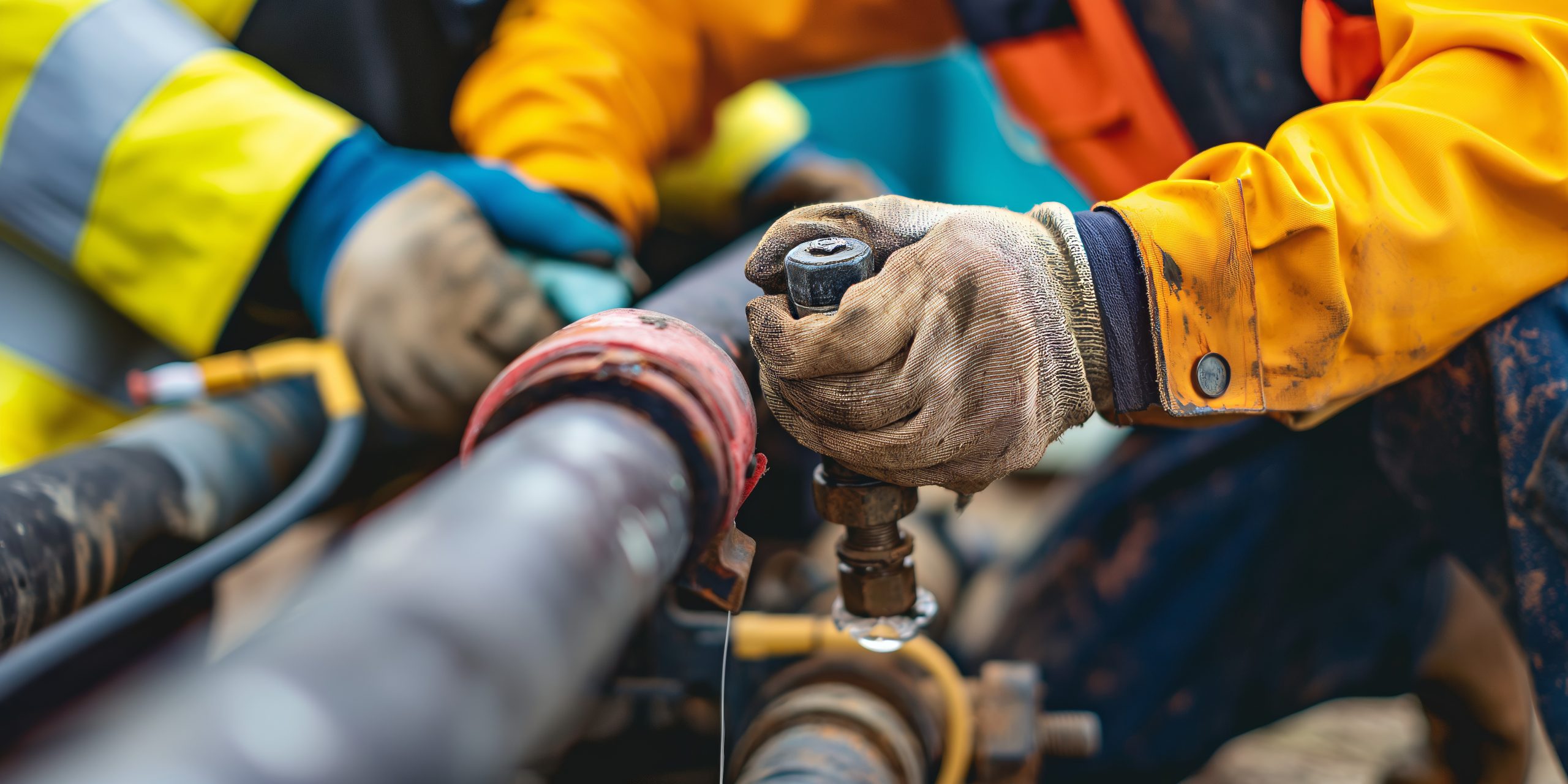 Photo gloved hand engineer